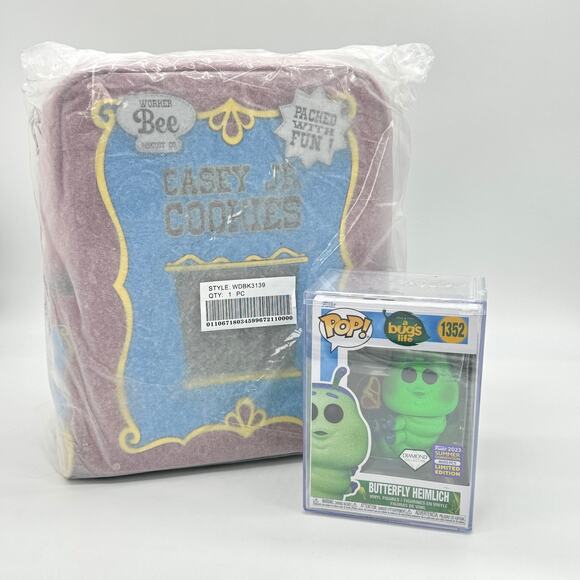 Loungefly LE Disney Bug’s Life Heimlich Funko Pop & Casey Jr Cookies Backpack - Picture 1 of 15